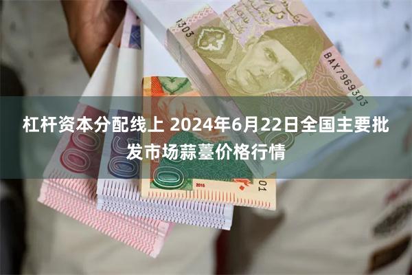 杠杆资本分配线上 2024年6月22日全国主要批发市场蒜薹价格行情